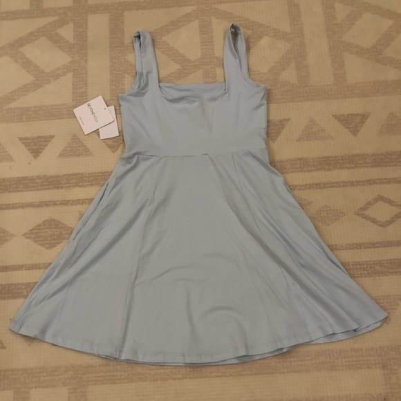 NWT Beyond Yoga Charmed Mini Dress women’s S & XL color Blue - Picture 8 of 13